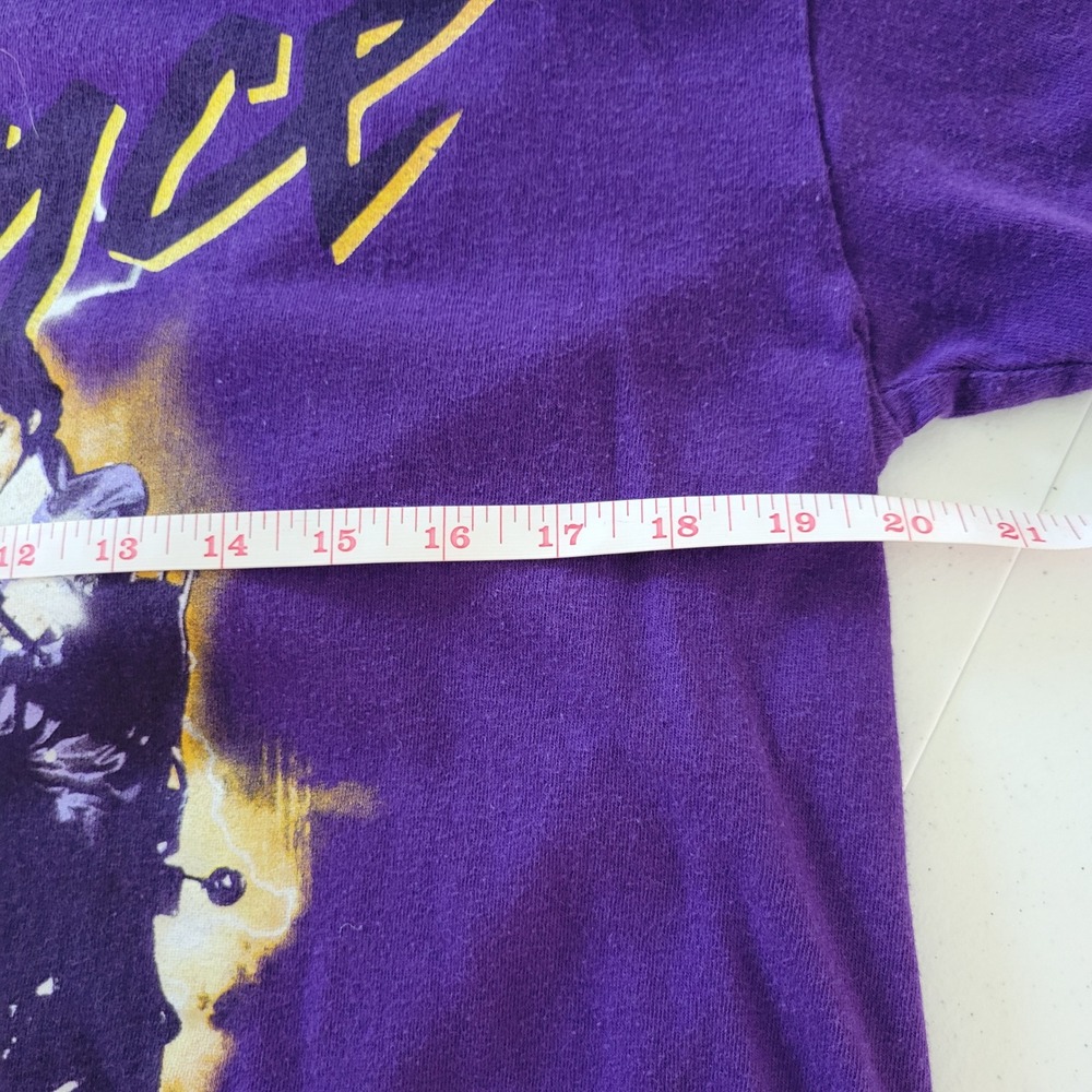 Prince Purple Rain Motorcycle Graphic T-Shirt Mens Large Purple Estate Official - Picture 5 of 5
